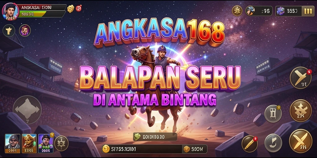 Gameplay balapan di ANGKASA168 dengan grafik futuristik yang mengesankan.