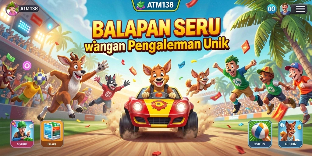 Tampilan gameplay Racing yang mengasyikkan di ATM138.