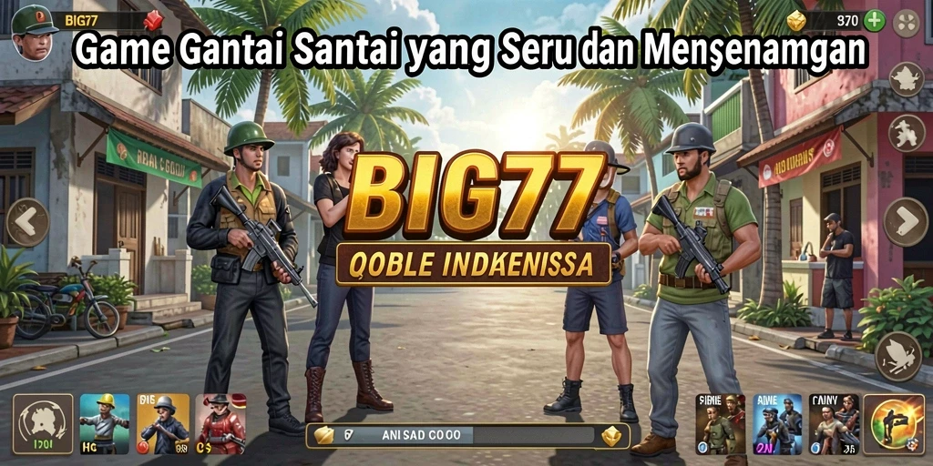 Gameplay santai yang seru di BIG77, penuh warna dan kesenangan.