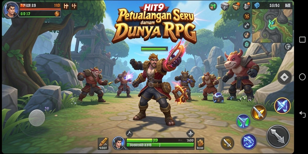 Gameplay menarik dan mendebarkan dalam dunia RPG HIT9.