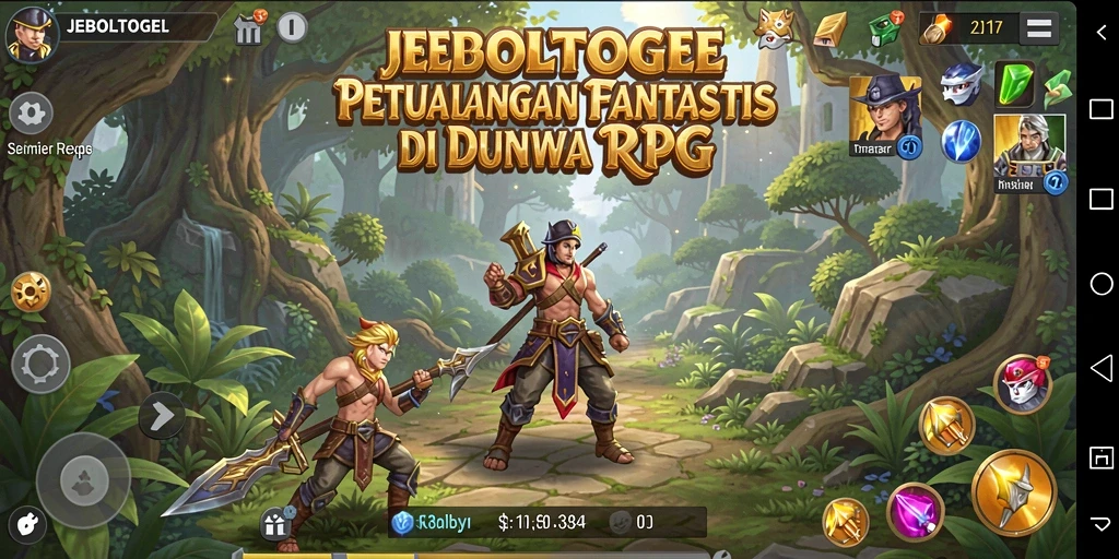 Tampilan gameplay RPG yang seru dan menantang di JEBOLTOGEL.