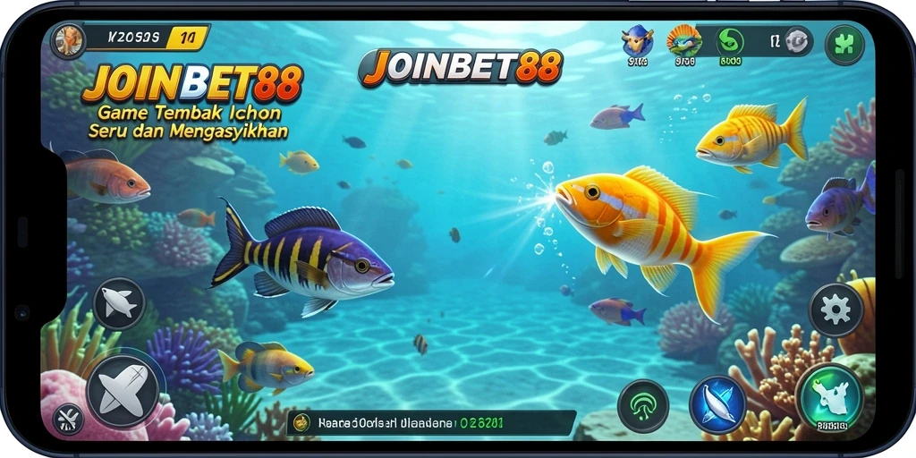 Tampilan gameplay seru Tembak Ikan di JOINBET88.
