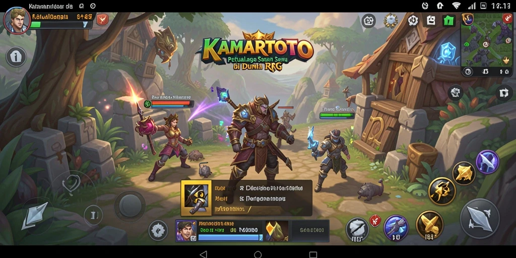 Tampilan gameplay KAMARTOTO yang menakjubkan dan penuh aksi.