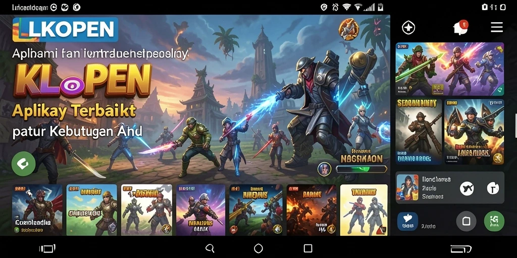 Tampilan user-friendly LKOPEN yang mempermudah navigasi.