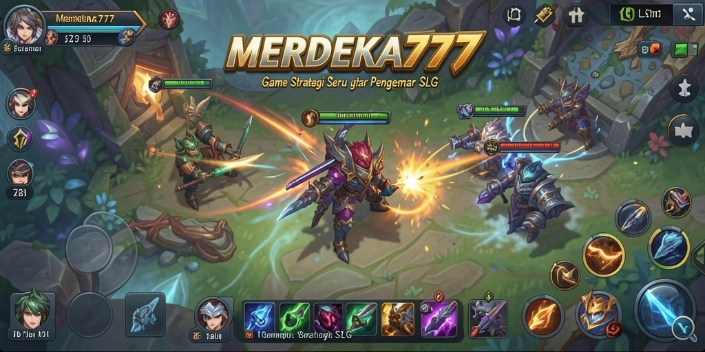 Tampilan gameplay strategis menarik dari MERDEKA777.