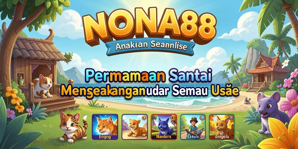Screenshot NONA88 menunjukkan aksi gameplay menyenangkan dan penuh warna.