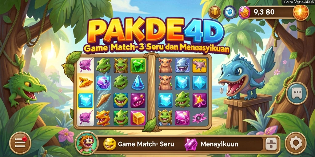 Tampilan gameplay seru dan menantang dalam PAKDE4D.