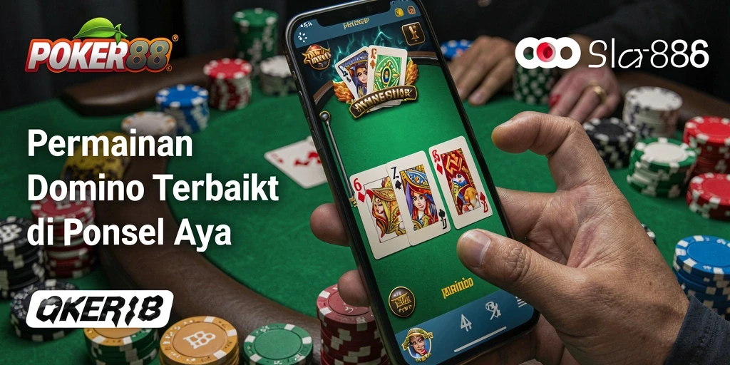 Tampilan gameplay domino yang seru dan interaktif.