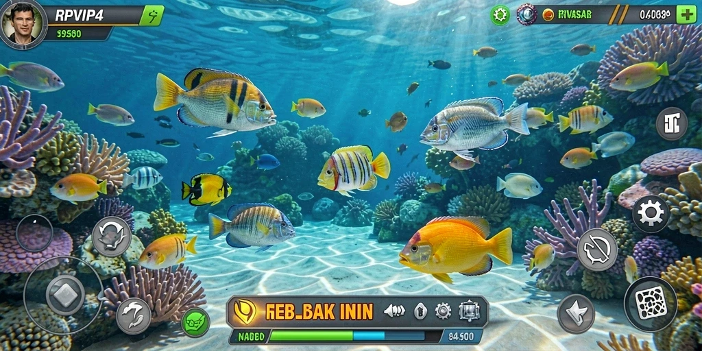 Gameplay RPVIP4 yang menarik dengan grafis yang menawan.