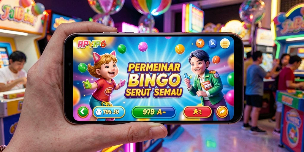 Tampilan gameplay Bingo yang menarik dan dinamis di RPVIP6.