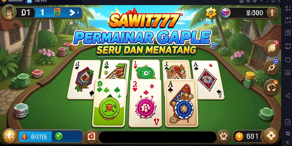 Tampilan gameplay seru dan kompetitif di SAWIT777.