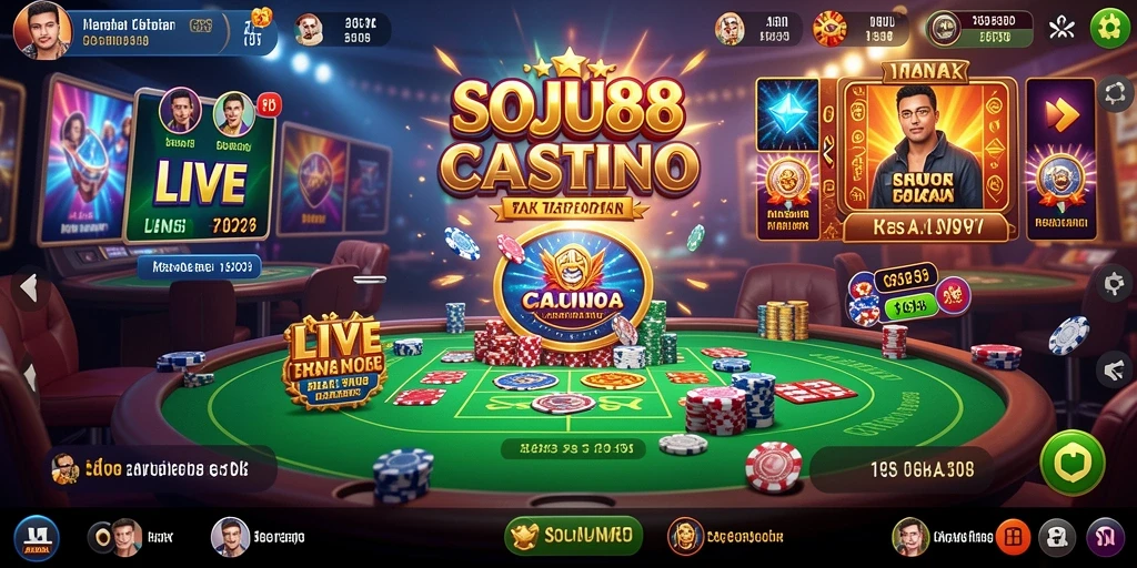 Gameplay Live Casino yang memukau dan interaktif di SOJU88.