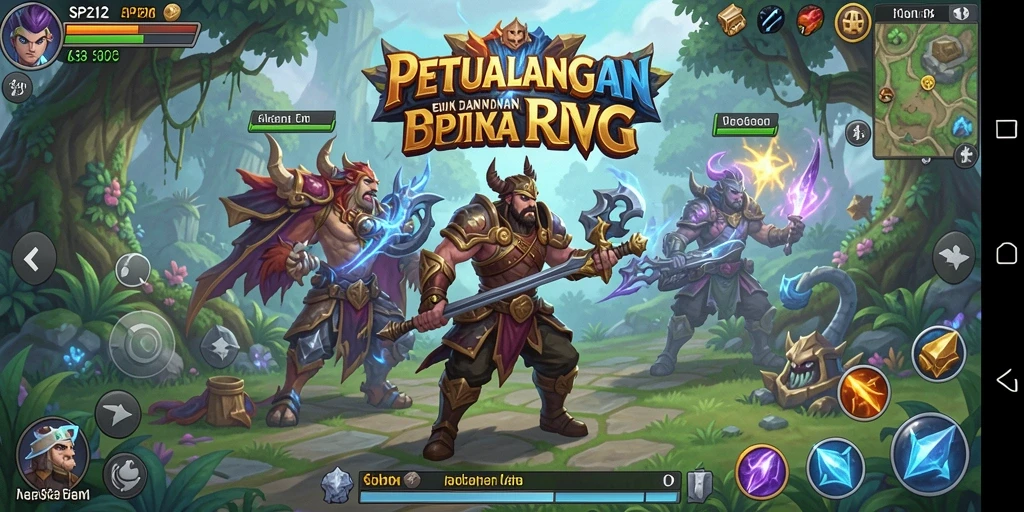 Tampilan menakjubkan dari gameplay RPG SP212.