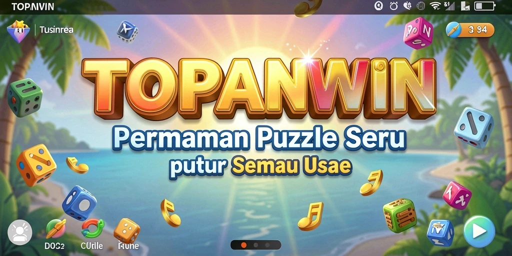 Screenshot gameplay <strong>TOPANWIN</strong> yang menampilkan tantangan puzzle menarik.